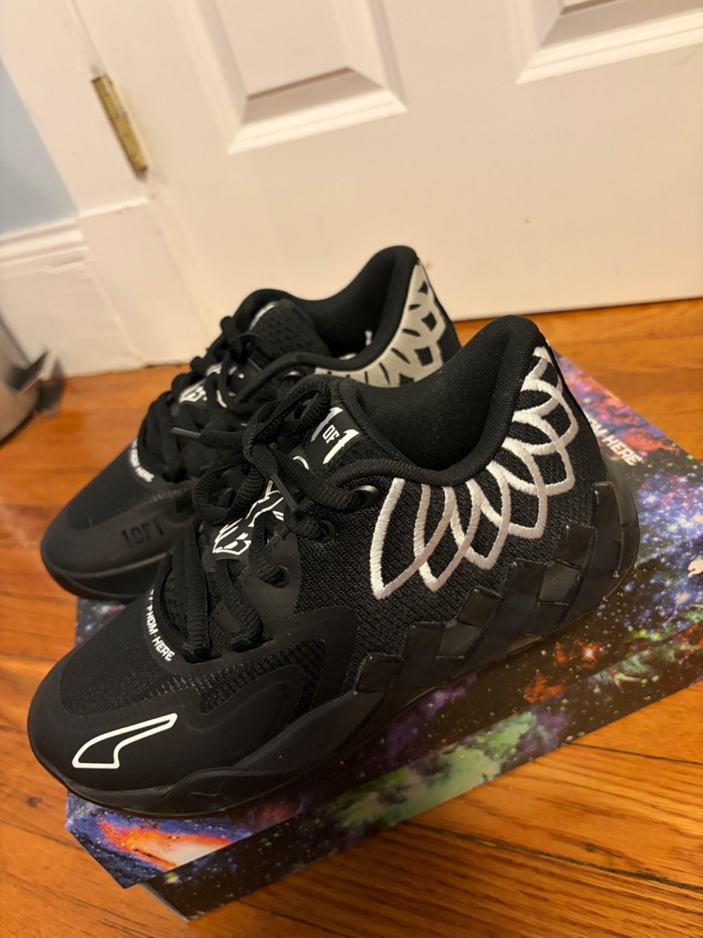 Puma Kids Melo Basketball Shoes - Picture 2 of 3